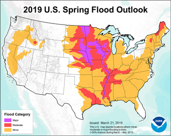 GOES-16 Monitors Record Flooding in the Midwest