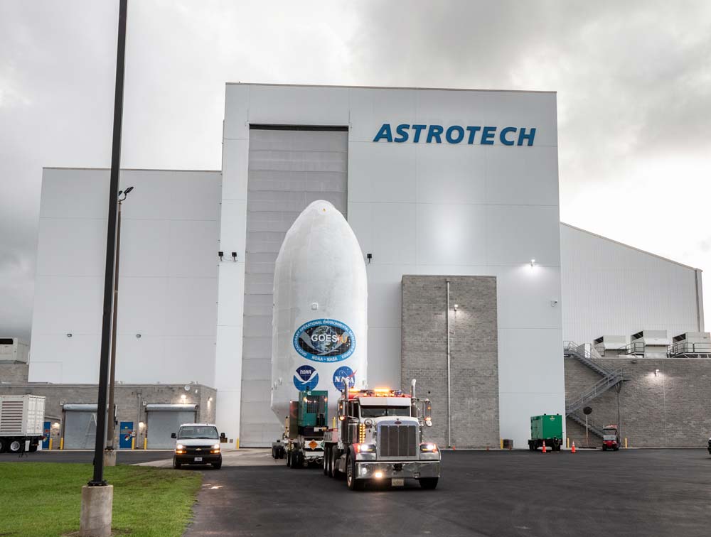 Transport NOAA’s GOES-U from the Astrotech Space Operations facility