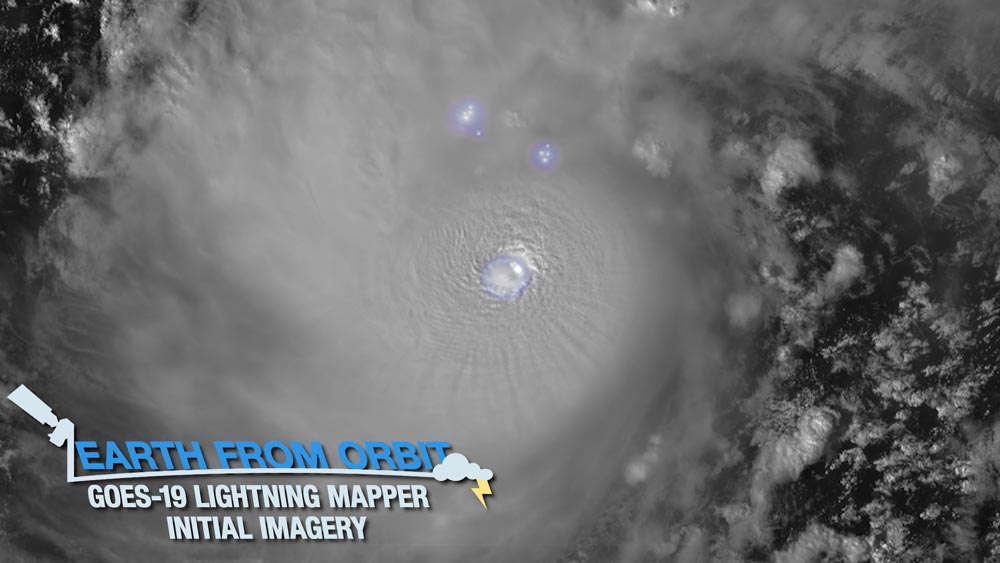 an image of the NOAA Releases Initial Imagery from the GOES-19 Lightning Mapper