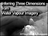 Inferring Three Dimensions from Water Vapour Imagery