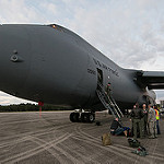 View HIGHEST REZ Version in new window. C-5 with GOES-S Aboard Ready for Takeoff