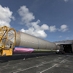 View HIGHEST REZ Version in new window. GOES-S Atlas V Booster Arrives at ASOC