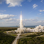 View HIGHEST REZ Version in new window. GOES-S Liftoff image 2