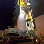 View HIGHEST REZ Version in new window. GOES-S Spacecraft Arrives for Mate to Launch Vehicle