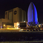 View HIGHEST REZ Version in new window. GOES-S Spacecraft is Moved for Mate to Launch Vehicle