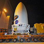 View HIGHEST REZ Version in new window. GOES-S Spacecraft Transport from Astrotech to Pad 41