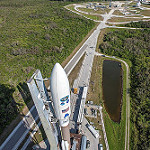 View HIGHEST REZ Version in new window. Aerial View of GOES-S Rollout