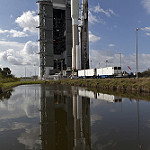 View HIGHEST REZ Version in new window. GOES-S Transported to Launch Pad