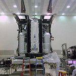 View HIGHEST REZ Version in new window. GOES-R Spacecraft Fuel Tank Installed