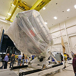 View HIGHEST REZ Version in new window. GOES-R Spacecraft Propulsion Module Arrives at Lockheed Martin