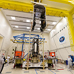 View HIGHEST REZ Version in new window. GOES-R Spacecraft Mate Image 3