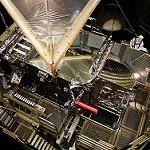 View HIGHEST REZ Version in new window. OES-R Satellite Lowered into Thermal Vacuum Chamber Image 1