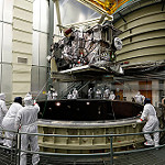 View HIGHEST REZ Version in new window. GOES-S Thermal Vacuum Testing Image 1