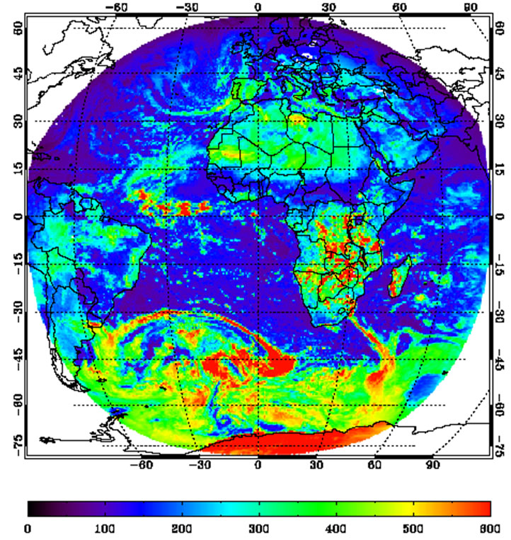 Baseline Product: Reflected Shortwave Radiation (TOA) | GOES-R Series