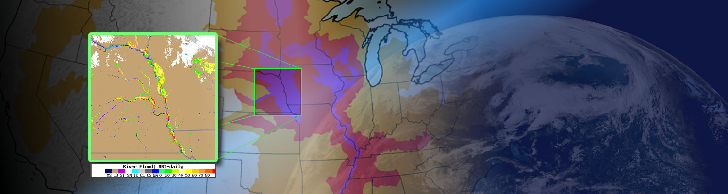 Flooding map image